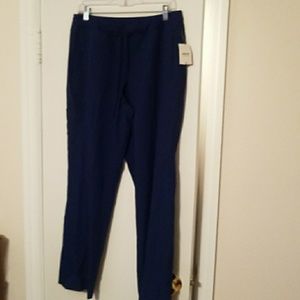 Ladies navy scrub pants NWT medium